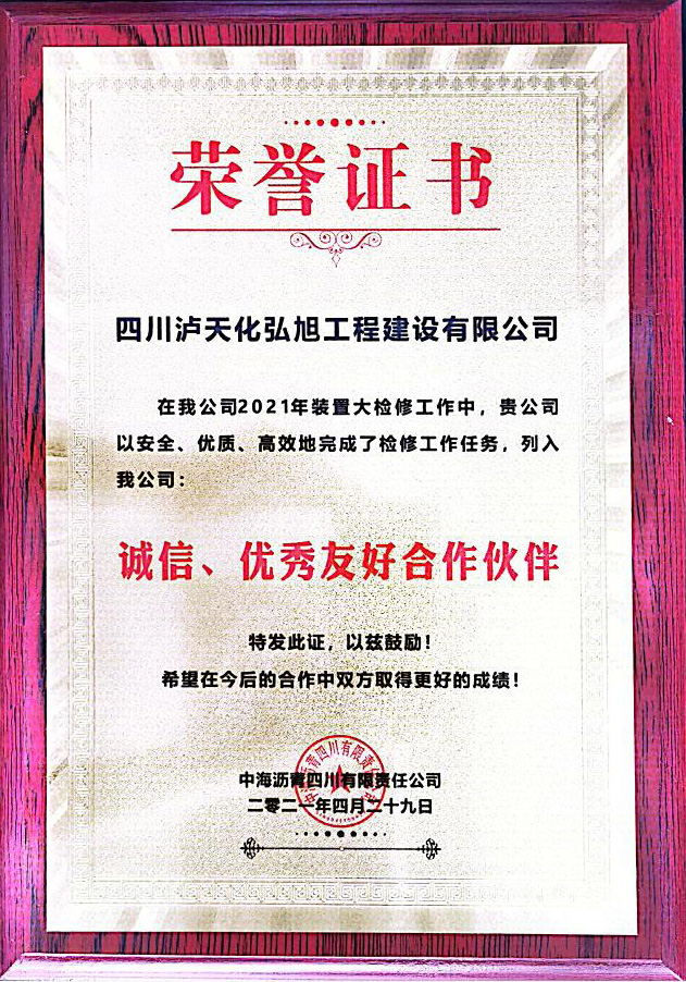 誠(chéng)信、優(yōu)秀友好合作伙伴(圖1)