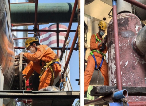 弘旭團(tuán)總支青年突擊隊(duì)“戰(zhàn)高溫，斗酷暑”