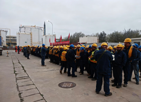 最大晨會(huì)！弘旭公司和寧大修項(xiàng)目部組織安全晨會(huì)